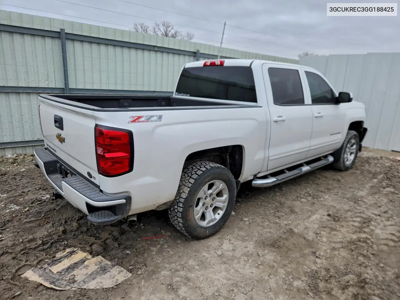 3GCUKREC3GG188425 2016 Chevrolet Silverado K1500 Lt