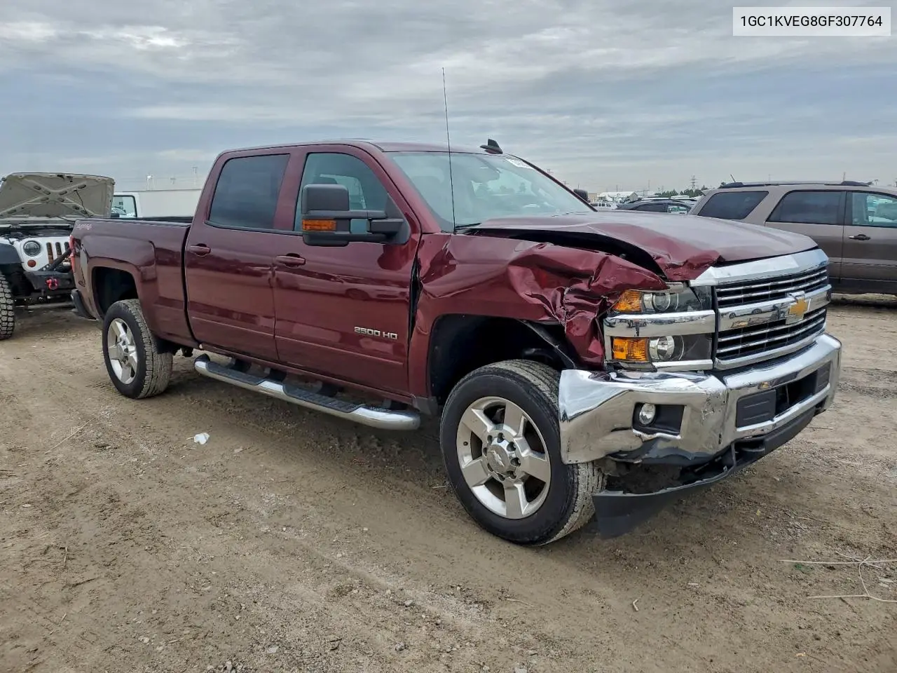 1GC1KVEG8GF307764 2016 Chevrolet Silverado K2500 Heavy Duty Lt