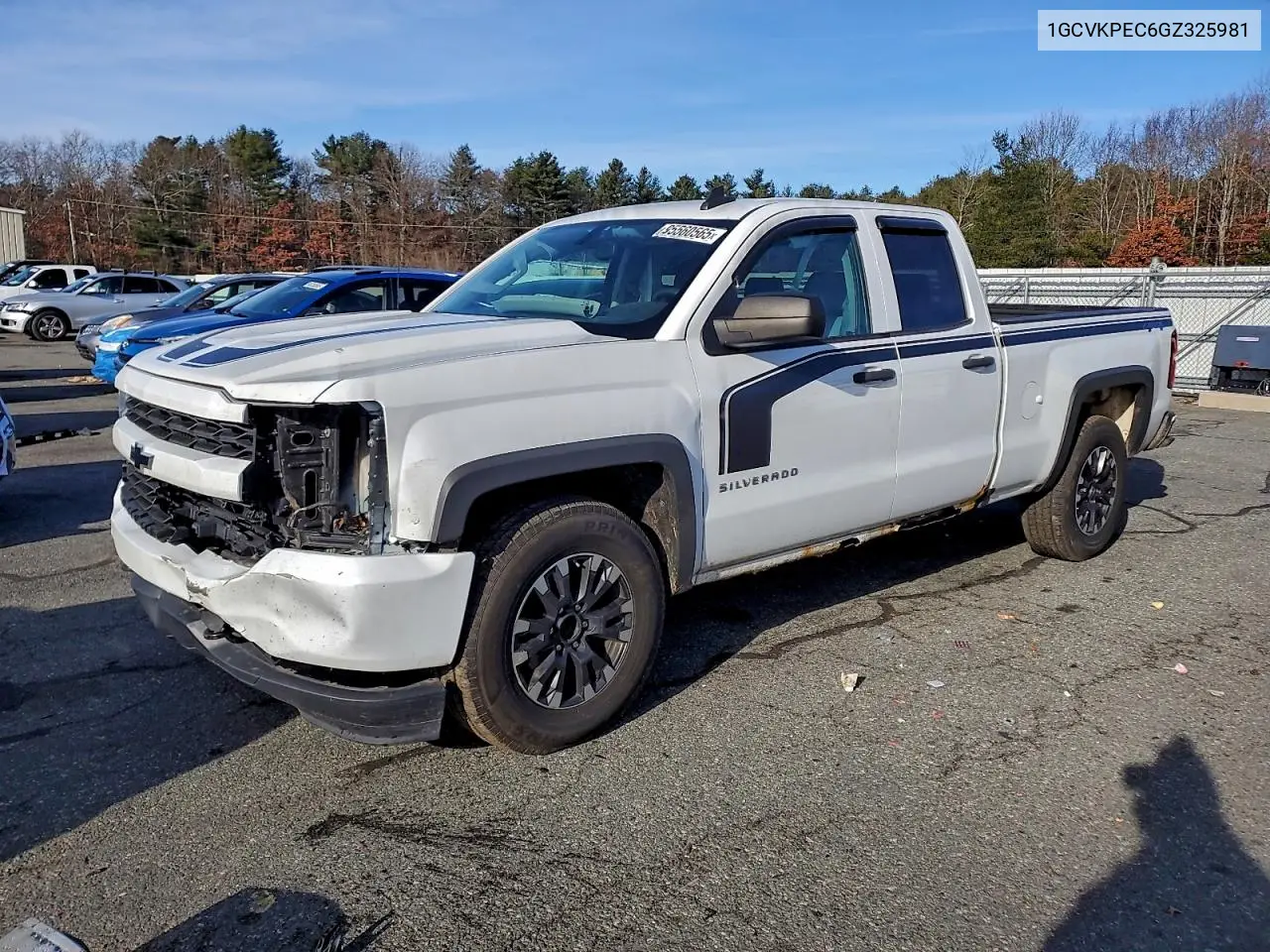 1GCVKPEC6GZ325981 2016 Chevrolet Silverado K1500 Custom