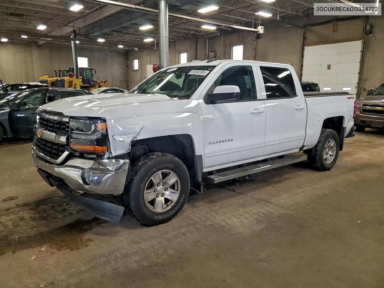 3GCUKREC6GG334722 2016 Chevrolet Silverado K1500 Lt