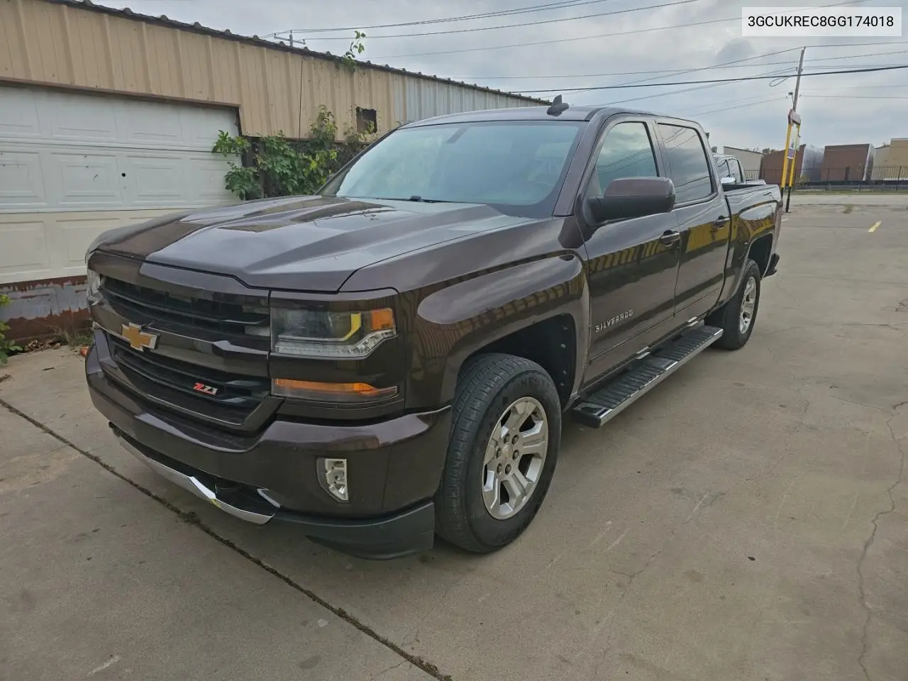3GCUKREC8GG174018 2016 Chevrolet Silverado K1500 Lt