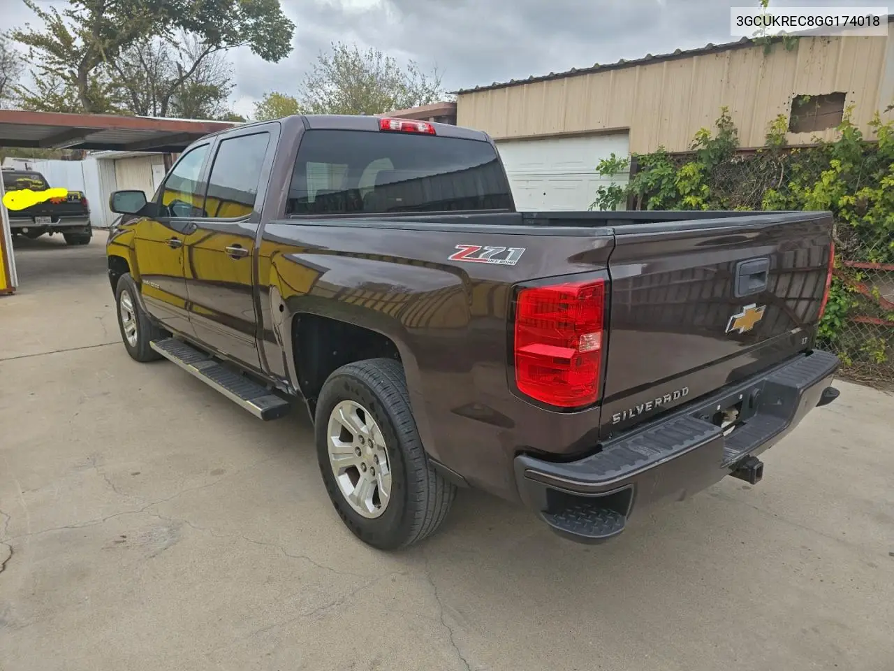 3GCUKREC8GG174018 2016 Chevrolet Silverado K1500 Lt