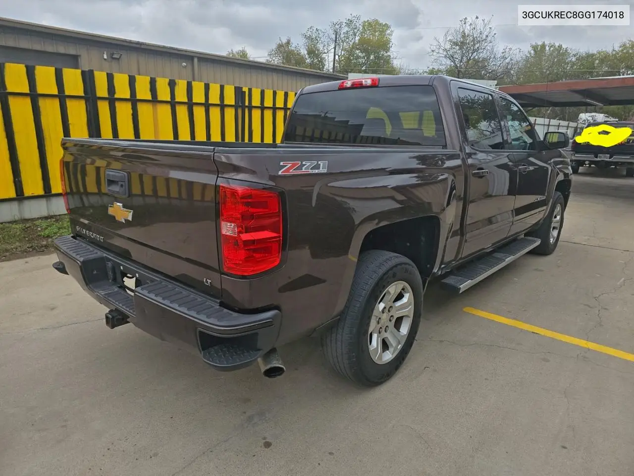 3GCUKREC8GG174018 2016 Chevrolet Silverado K1500 Lt