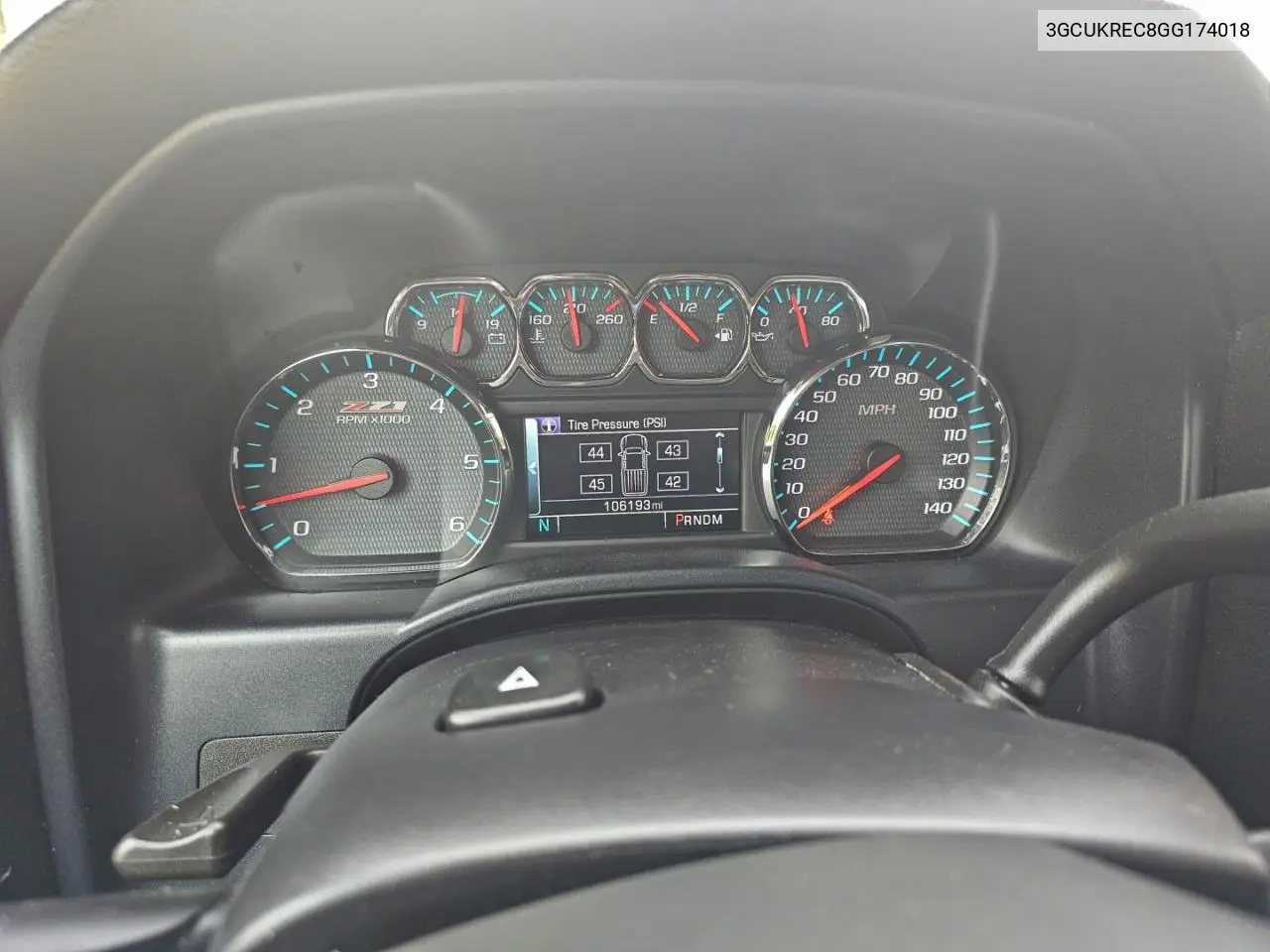 3GCUKREC8GG174018 2016 Chevrolet Silverado K1500 Lt