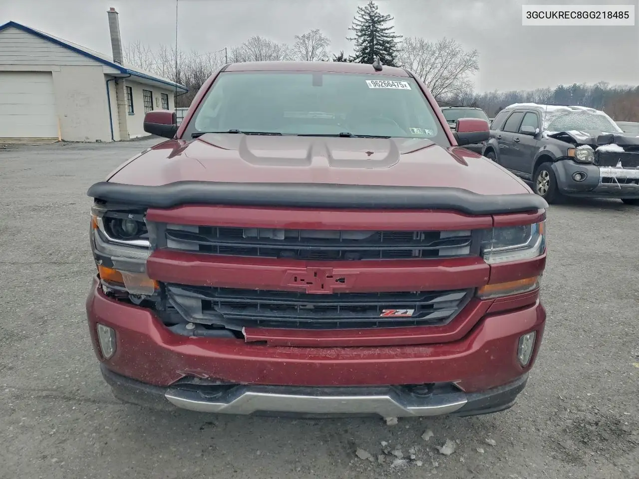 3GCUKREC8GG218485 2016 Chevrolet Silverado K1500 Lt