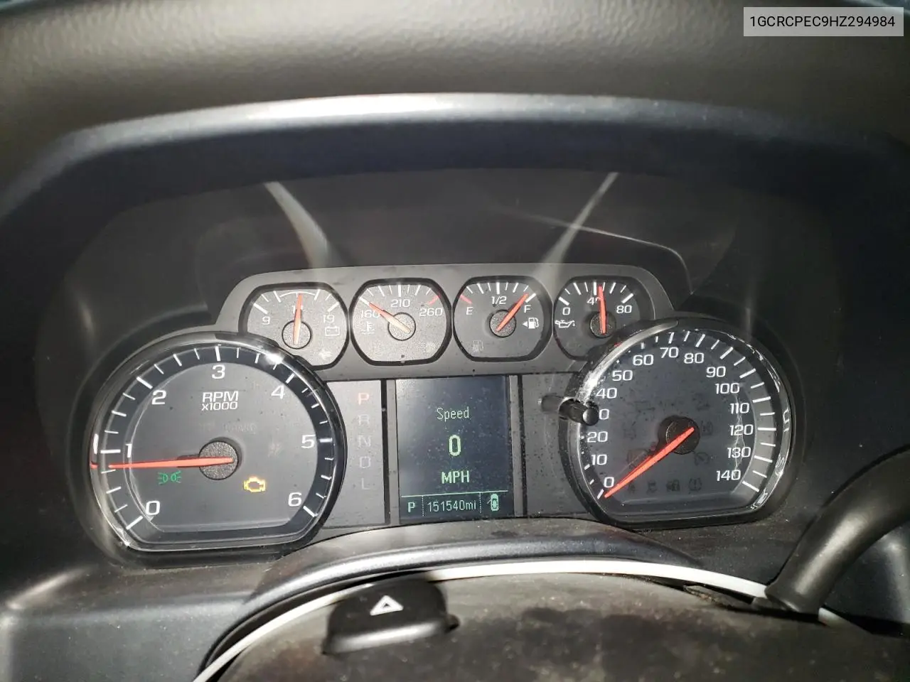 1GCRCPEC9HZ294984 2017 Chevrolet Silverado C1500 Custom