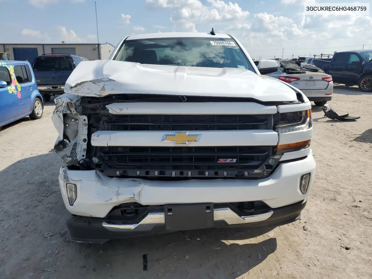 3GCUKREC6HG468759 2017 Chevrolet Silverado K1500 Lt