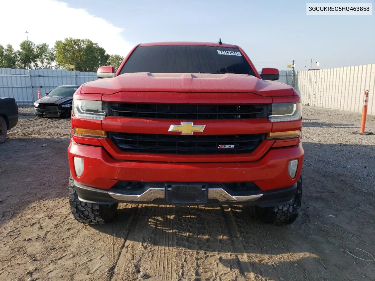 2017 Chevrolet Silverado K1500 Lt VIN: 3GCUKREC5HG463858 Lot: 71487044