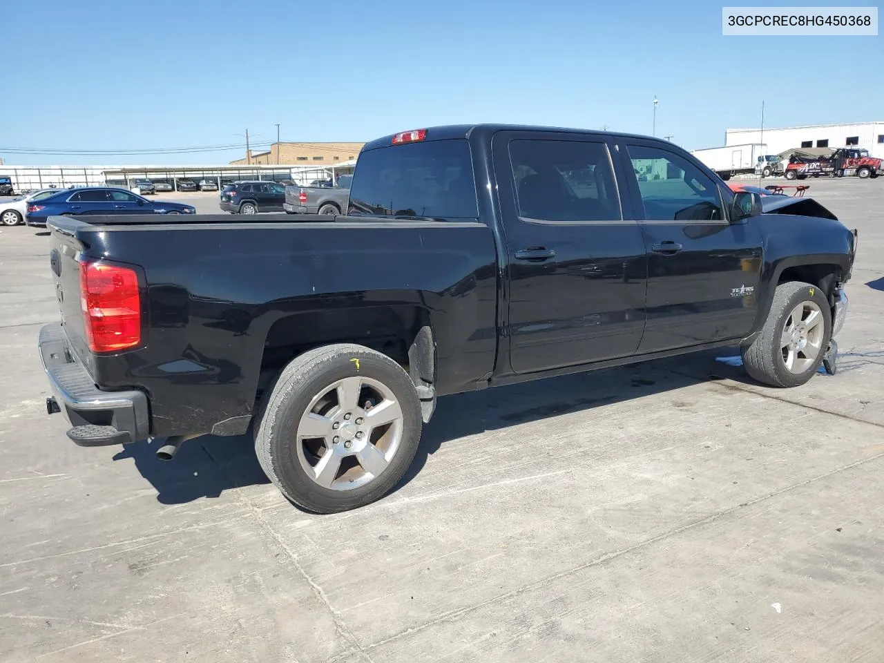 2017 Chevrolet Silverado C1500 Lt VIN: 3GCPCREC8HG450368 Lot: 72253394