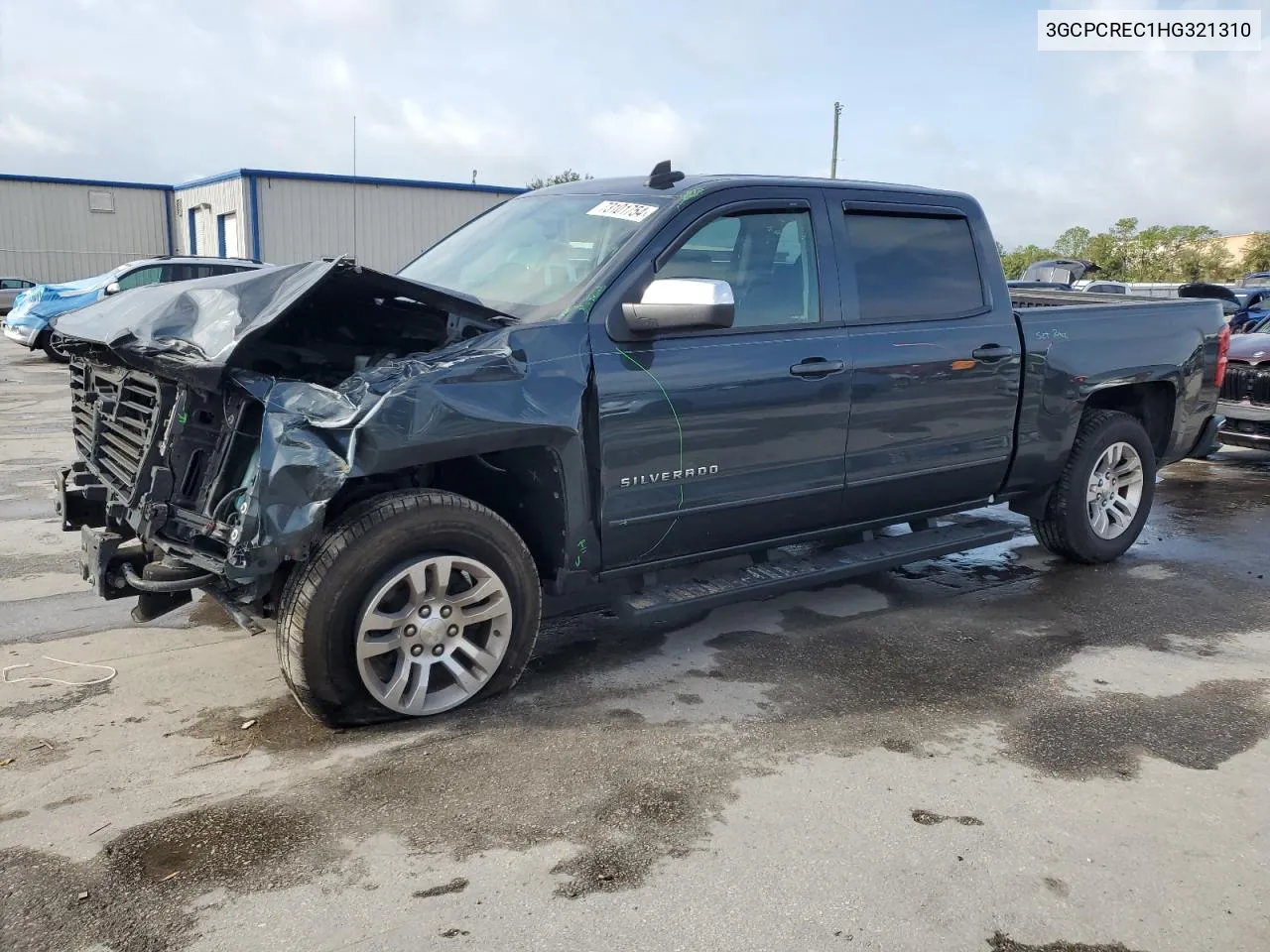 2017 Chevrolet Silverado C1500 Lt VIN: 3GCPCREC1HG321310 Lot: 73101754