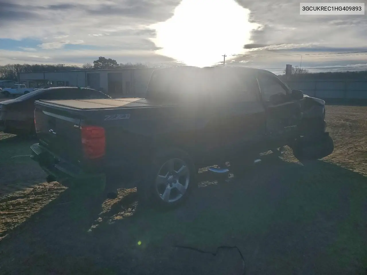 3GCUKREC1HG409893 2017 Chevrolet Silverado K1500 Lt