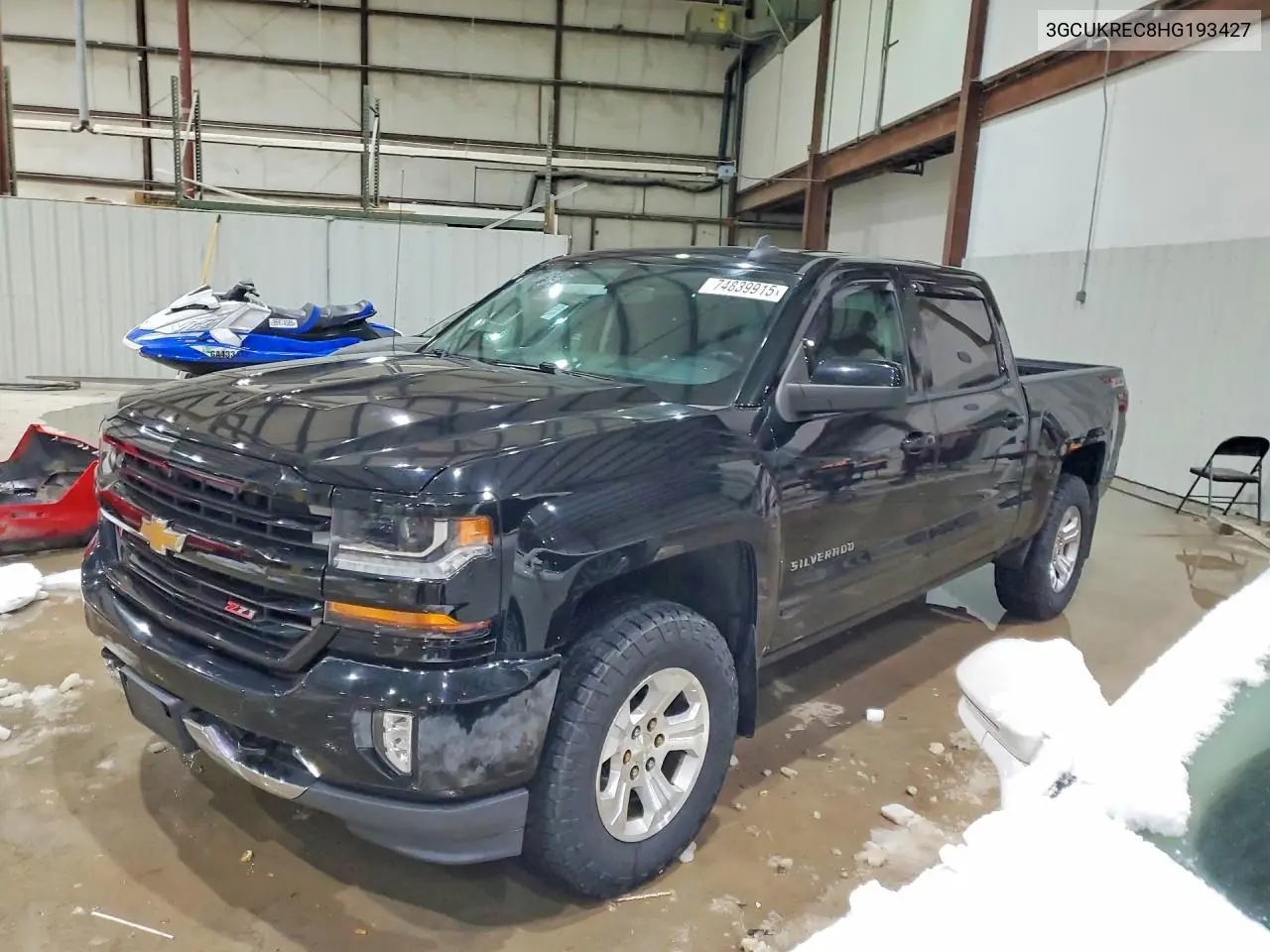 3GCUKREC8HG193427 2017 Chevrolet Silverado K1500 Lt