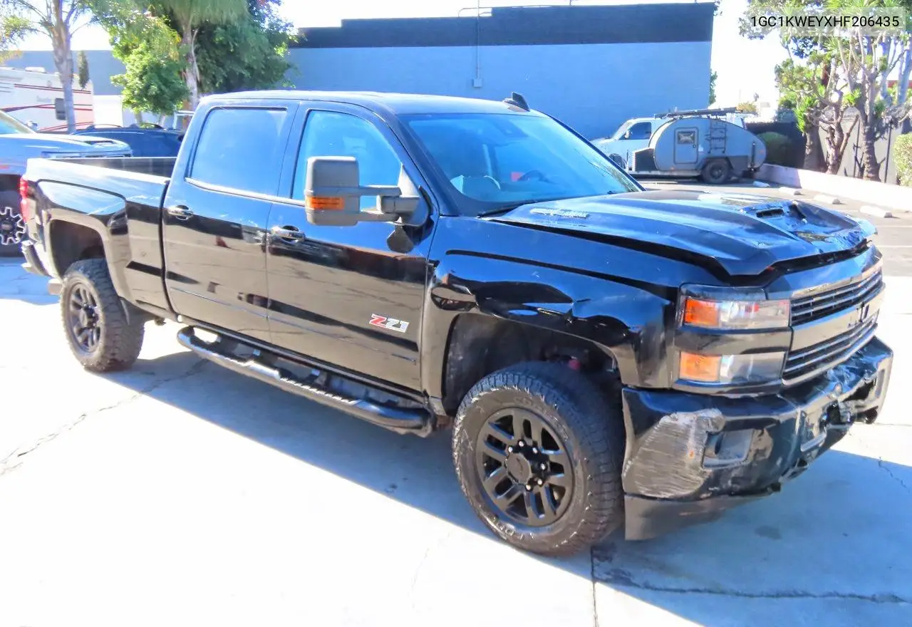 1GC1KWEYXHF206435 2017 Chevrolet Silverado K2500 Heavy Duty Ltz