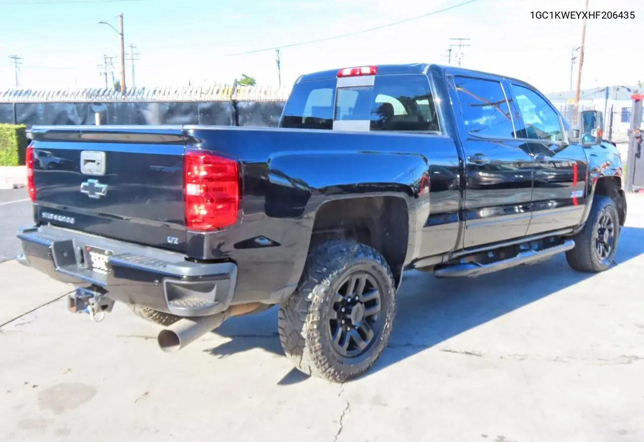 1GC1KWEYXHF206435 2017 Chevrolet Silverado K2500 Heavy Duty Ltz