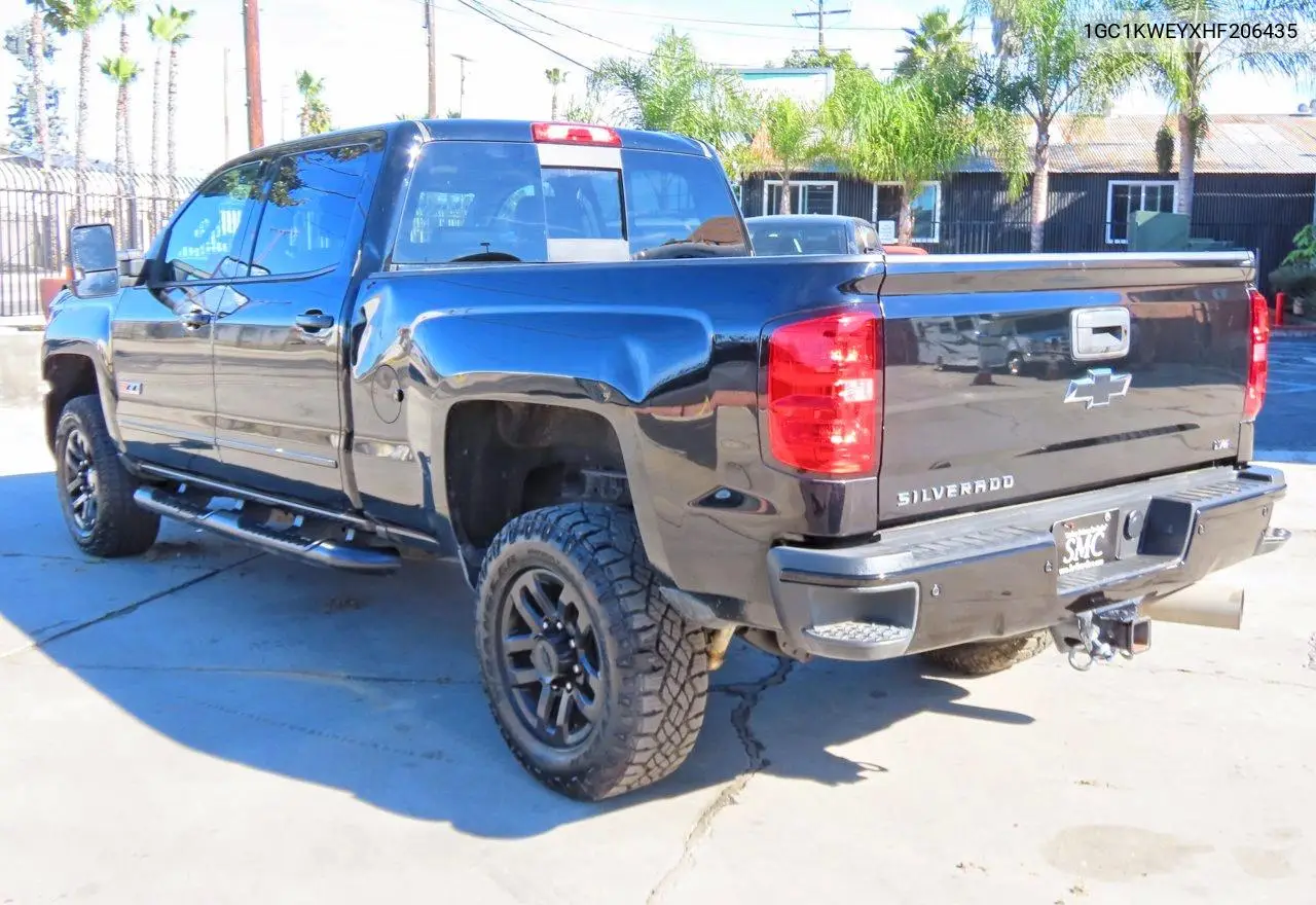 1GC1KWEYXHF206435 2017 Chevrolet Silverado K2500 Heavy Duty Ltz