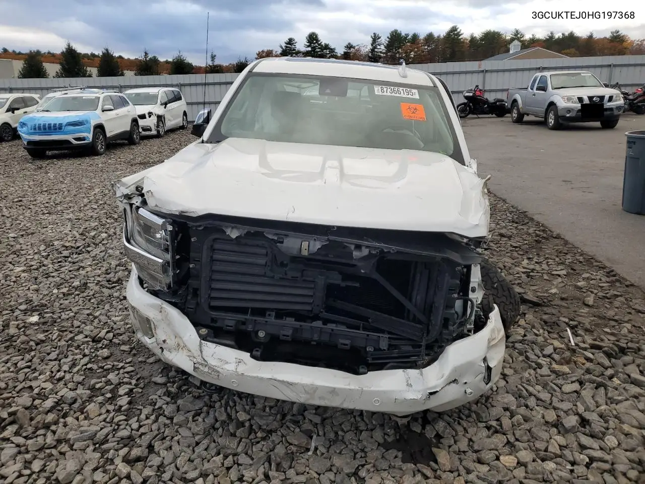 3GCUKTEJ0HG197368 2017 Chevrolet Silverado K1500 High Country