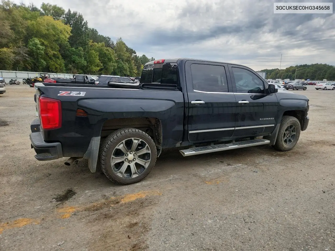 3GCUKSEC0HG345658 2017 Chevrolet Silverado K1500 Ltz