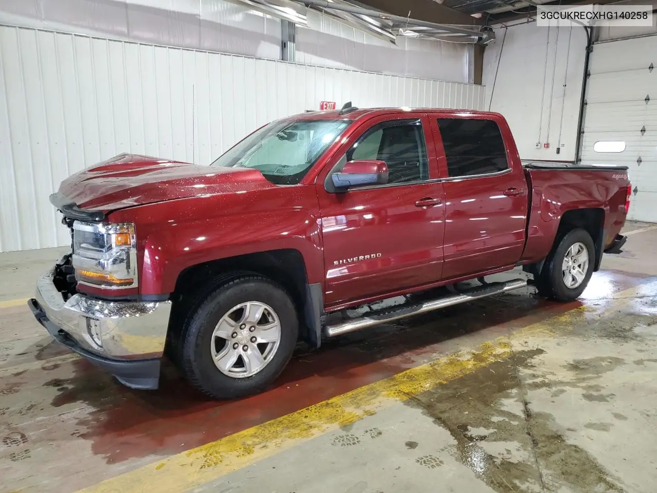 3GCUKRECXHG140258 2017 Chevrolet Silverado K1500 Lt