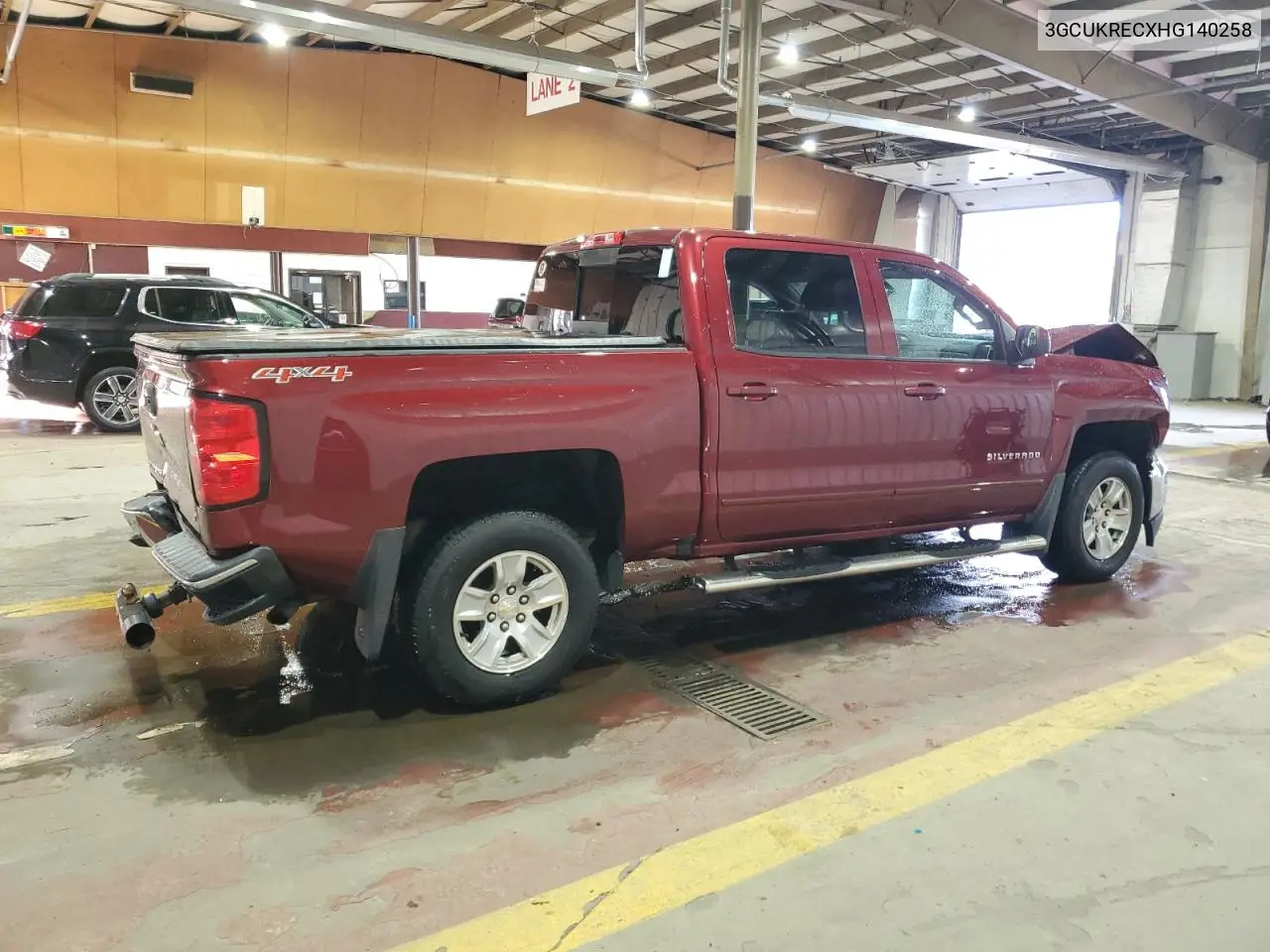 3GCUKRECXHG140258 2017 Chevrolet Silverado K1500 Lt