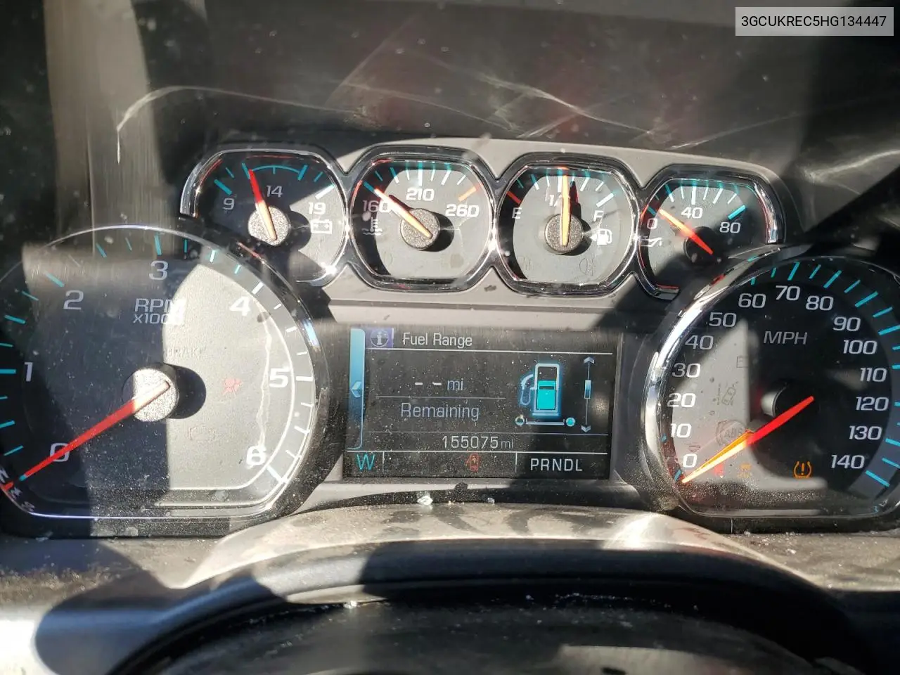 3GCUKREC5HG134447 2017 Chevrolet Silverado K1500 Lt