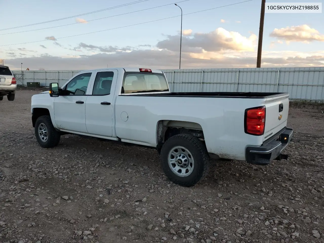 1GC5KYCY3HZ198855 2017 Chevrolet Silverado K3500
