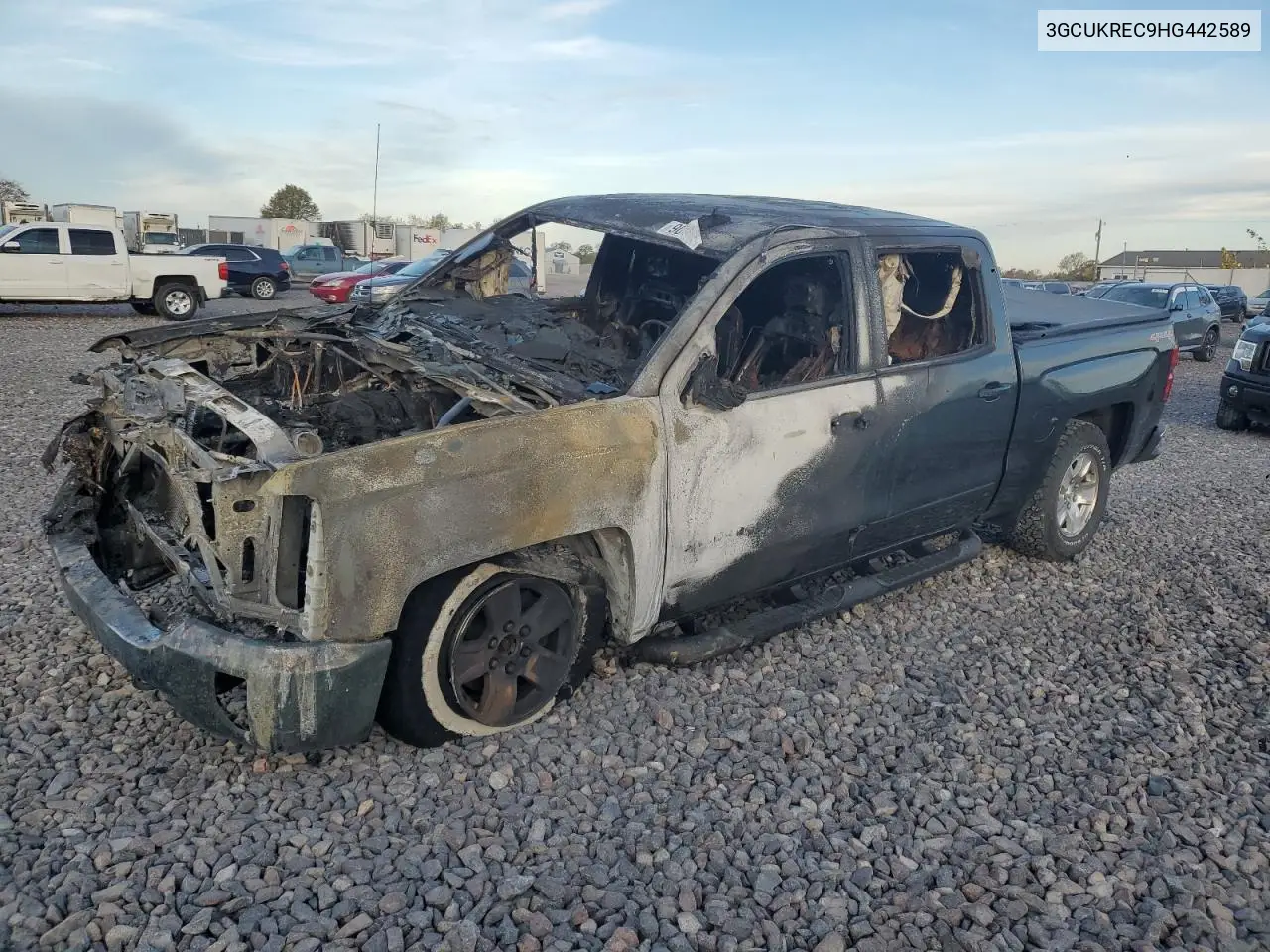 3GCUKREC9HG442589 2017 Chevrolet Silverado K1500 Lt