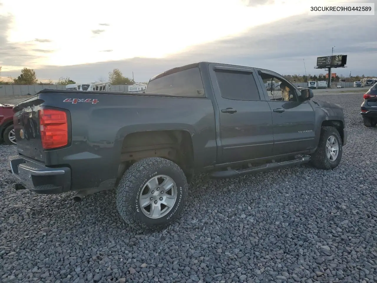 3GCUKREC9HG442589 2017 Chevrolet Silverado K1500 Lt