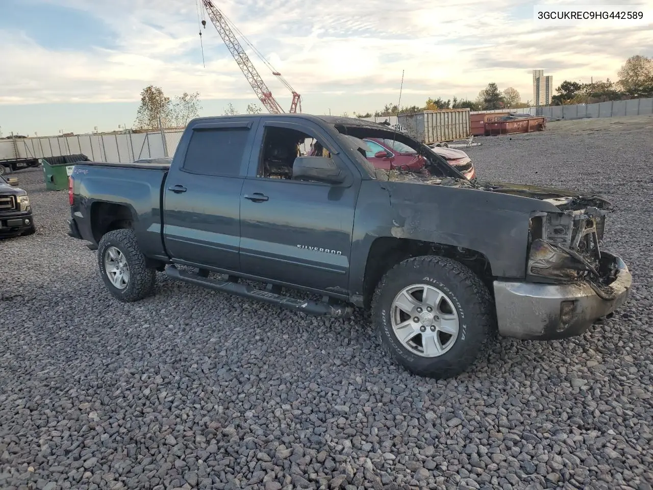 3GCUKREC9HG442589 2017 Chevrolet Silverado K1500 Lt