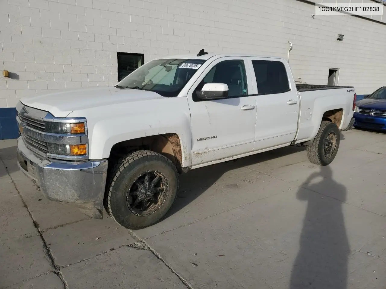1GC1KVEG3HF102838 2017 Chevrolet Silverado K2500 Heavy Duty Lt