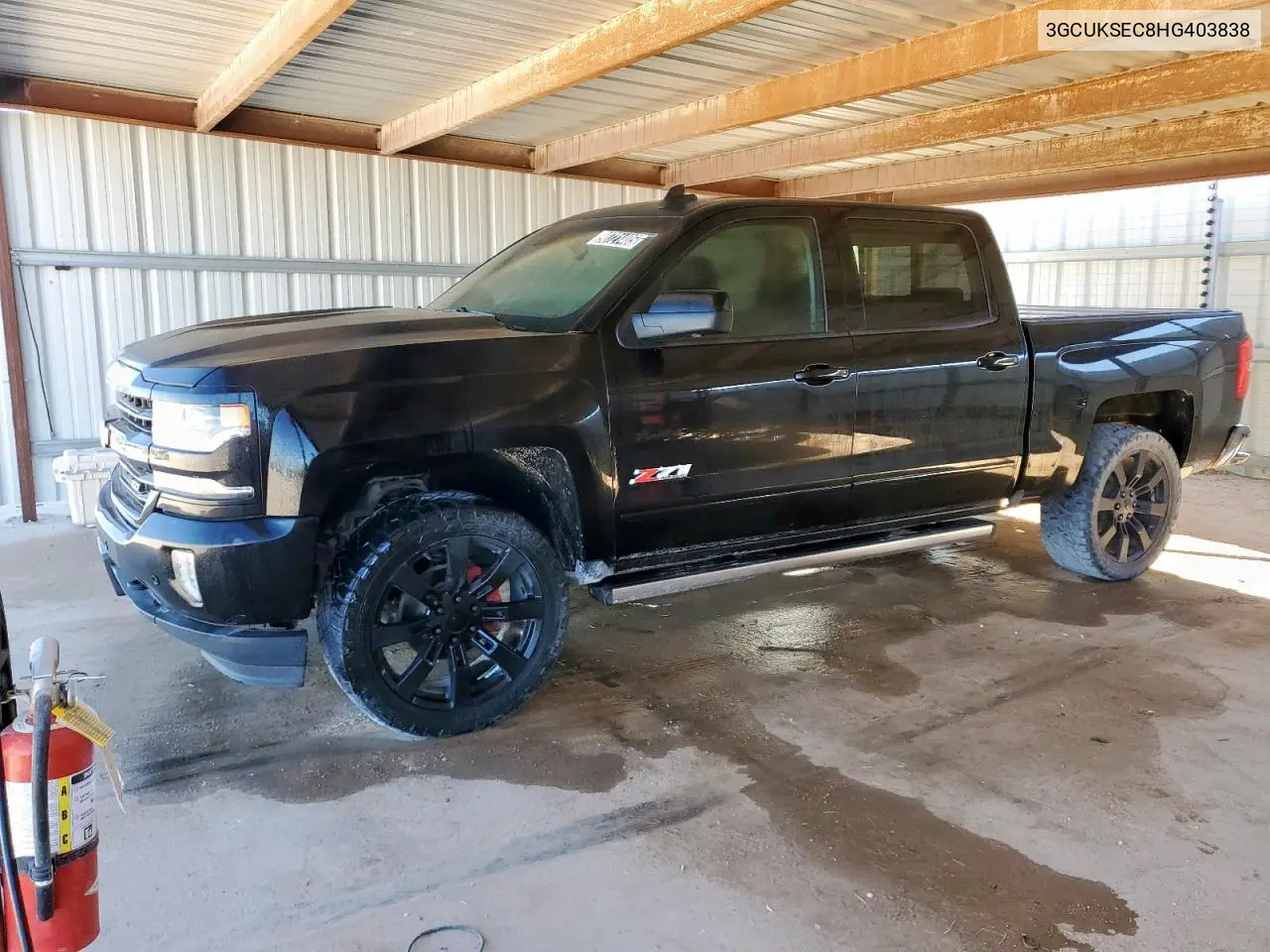 3GCUKSEC8HG403838 2017 Chevrolet Silverado K1500 Ltz