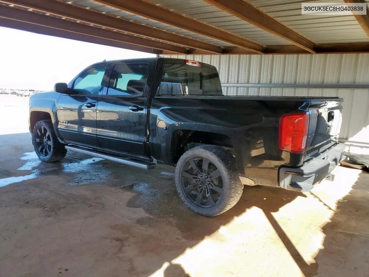 3GCUKSEC8HG403838 2017 Chevrolet Silverado K1500 Ltz