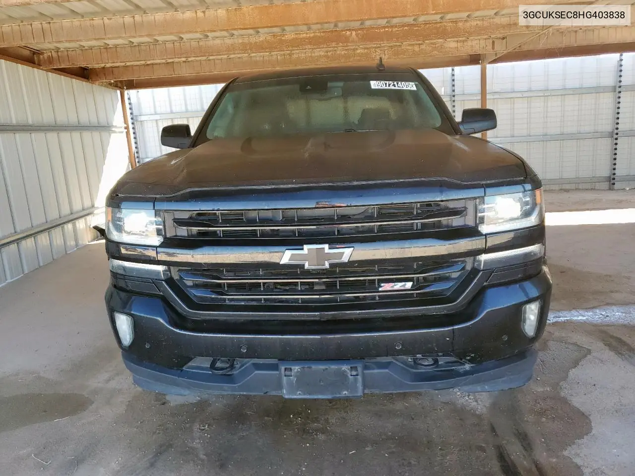 3GCUKSEC8HG403838 2017 Chevrolet Silverado K1500 Ltz