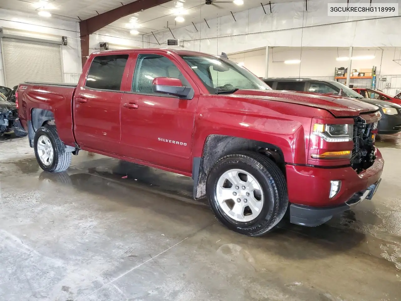 3GCUKREC8HG118999 2017 Chevrolet Silverado K1500 Lt