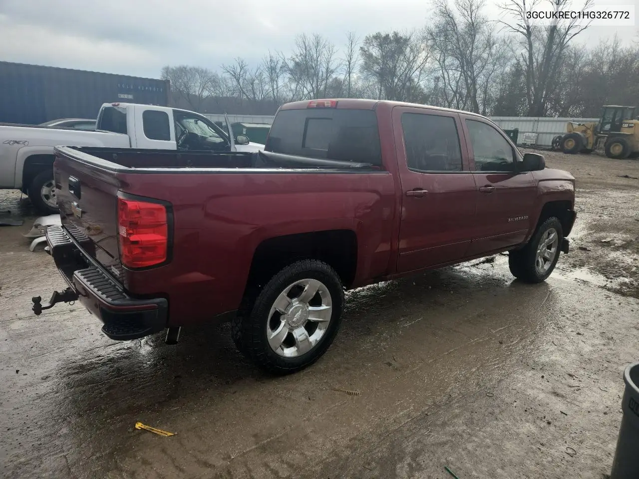 3GCUKREC1HG326772 2017 Chevrolet Silverado K1500 Lt