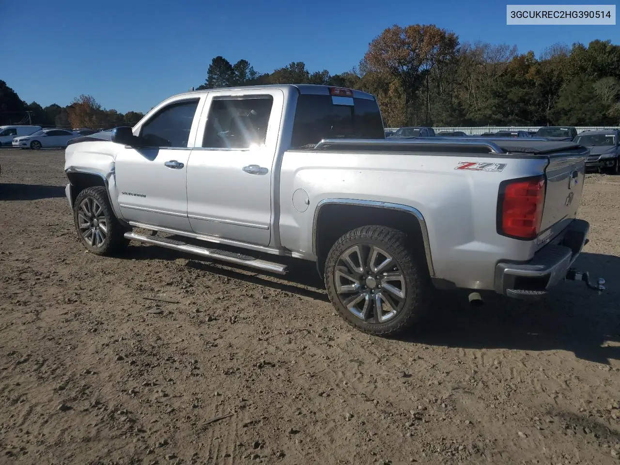 3GCUKREC2HG390514 2017 Chevrolet Silverado K1500 Lt