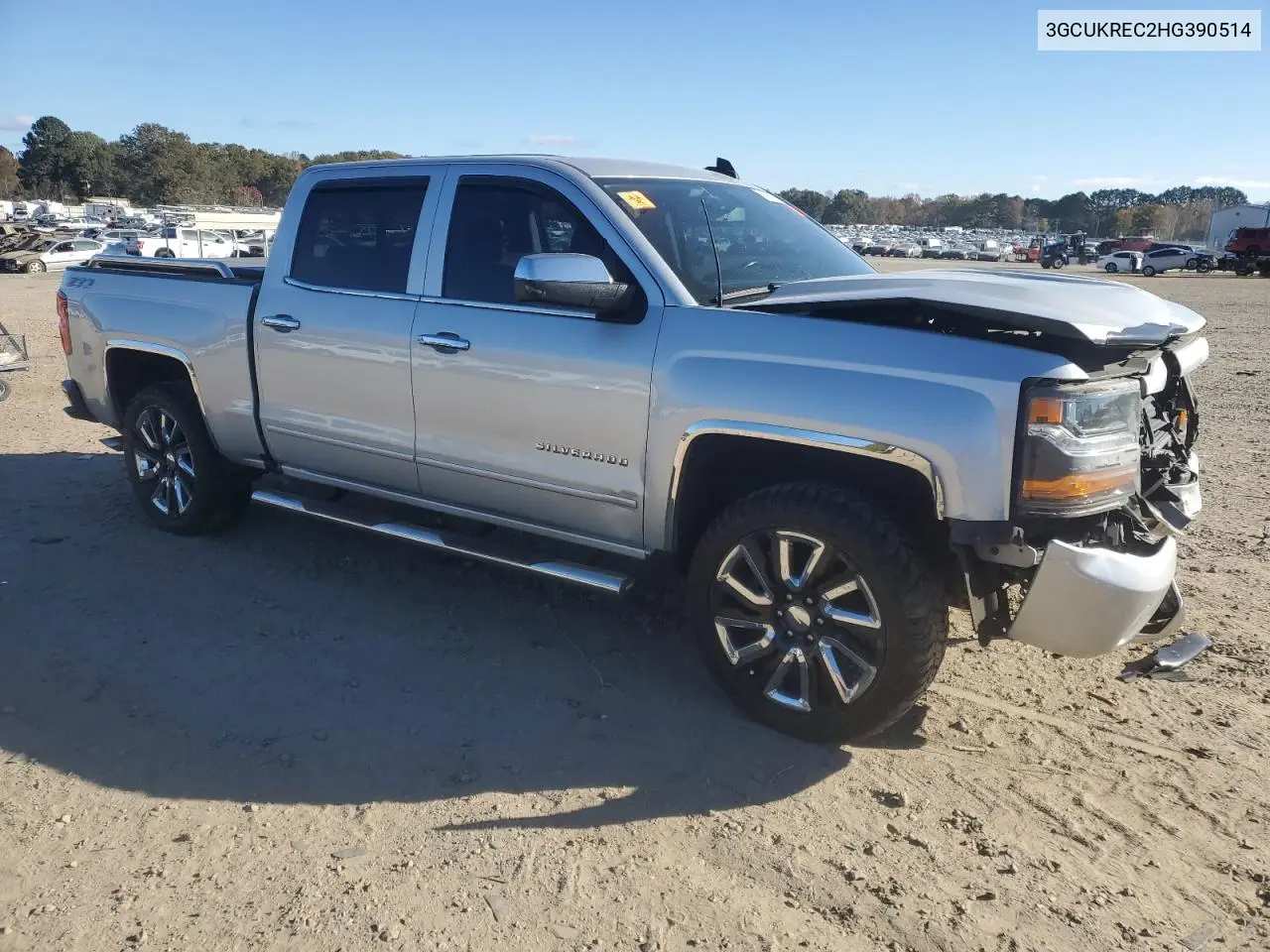 3GCUKREC2HG390514 2017 Chevrolet Silverado K1500 Lt