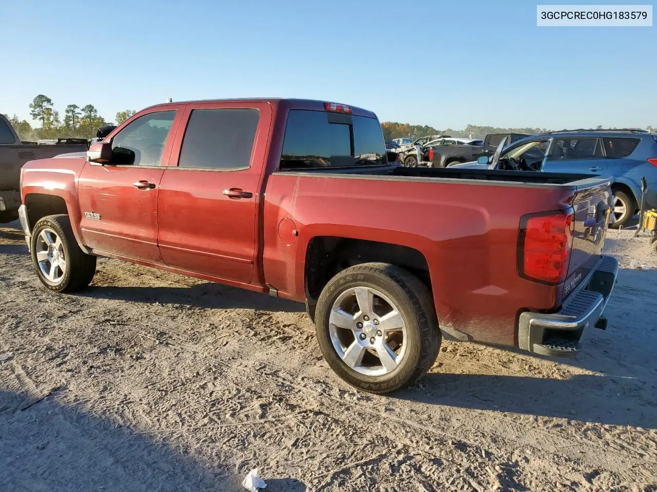 3GCPCREC0HG183579 2017 Chevrolet Silverado C1500 Lt