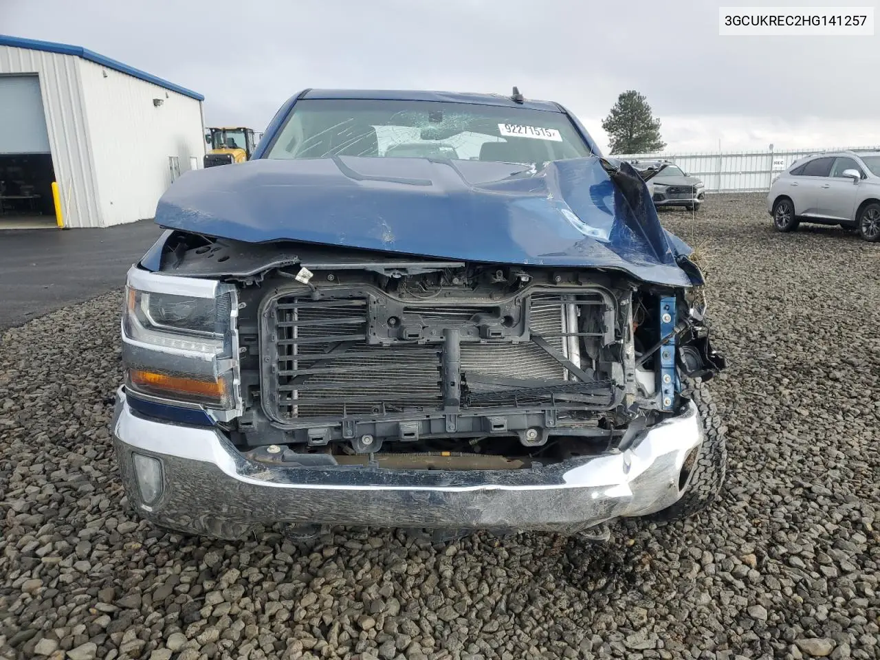 3GCUKREC2HG141257 2017 Chevrolet Silverado K1500 Lt