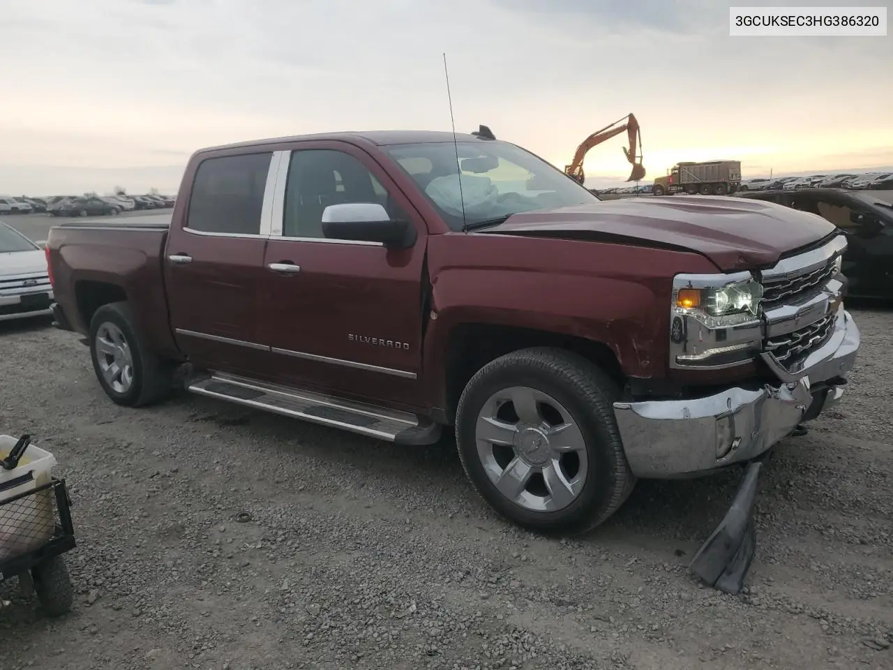 3GCUKSEC3HG386320 2017 Chevrolet Silverado K1500 Ltz