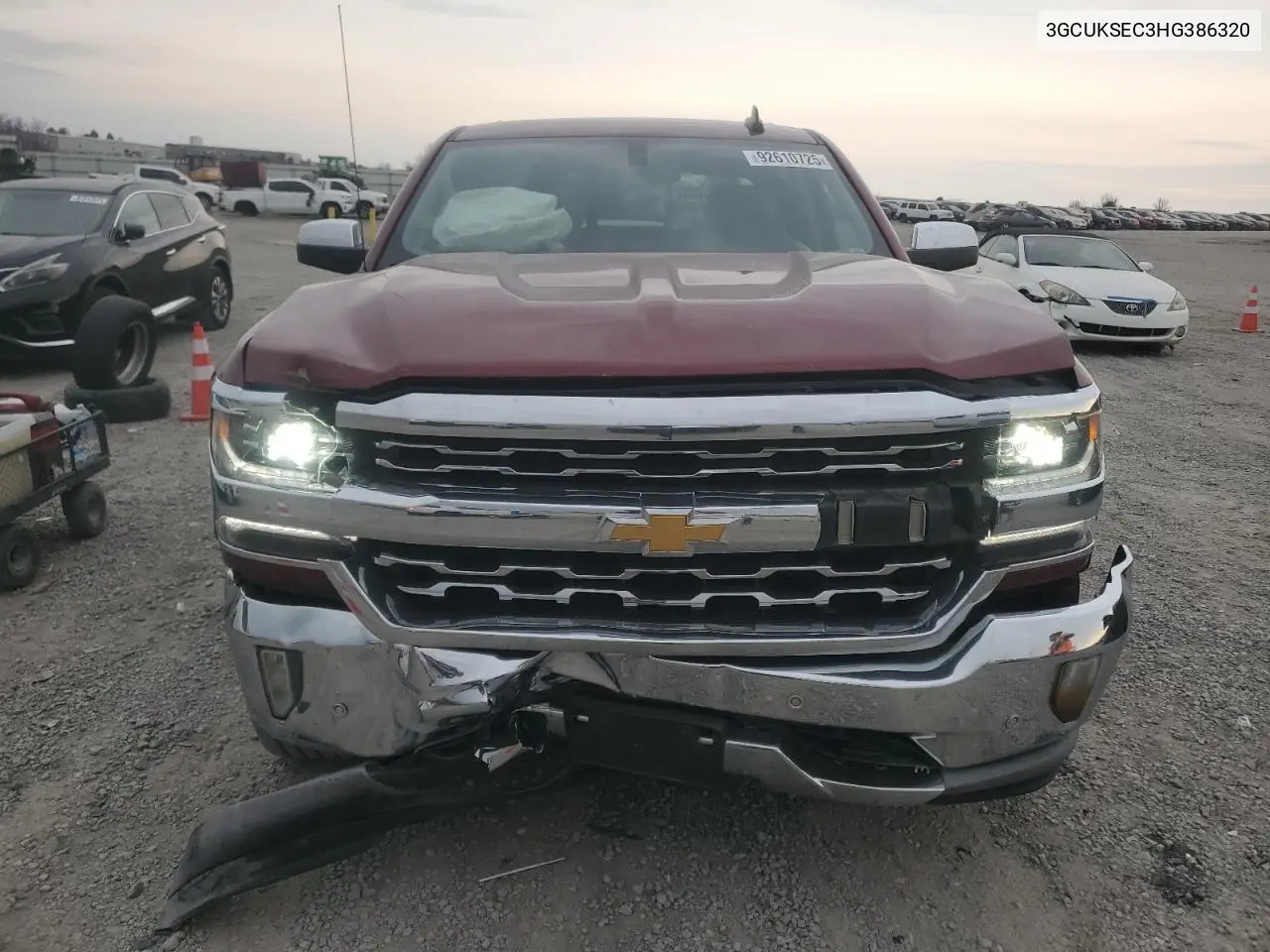 3GCUKSEC3HG386320 2017 Chevrolet Silverado K1500 Ltz