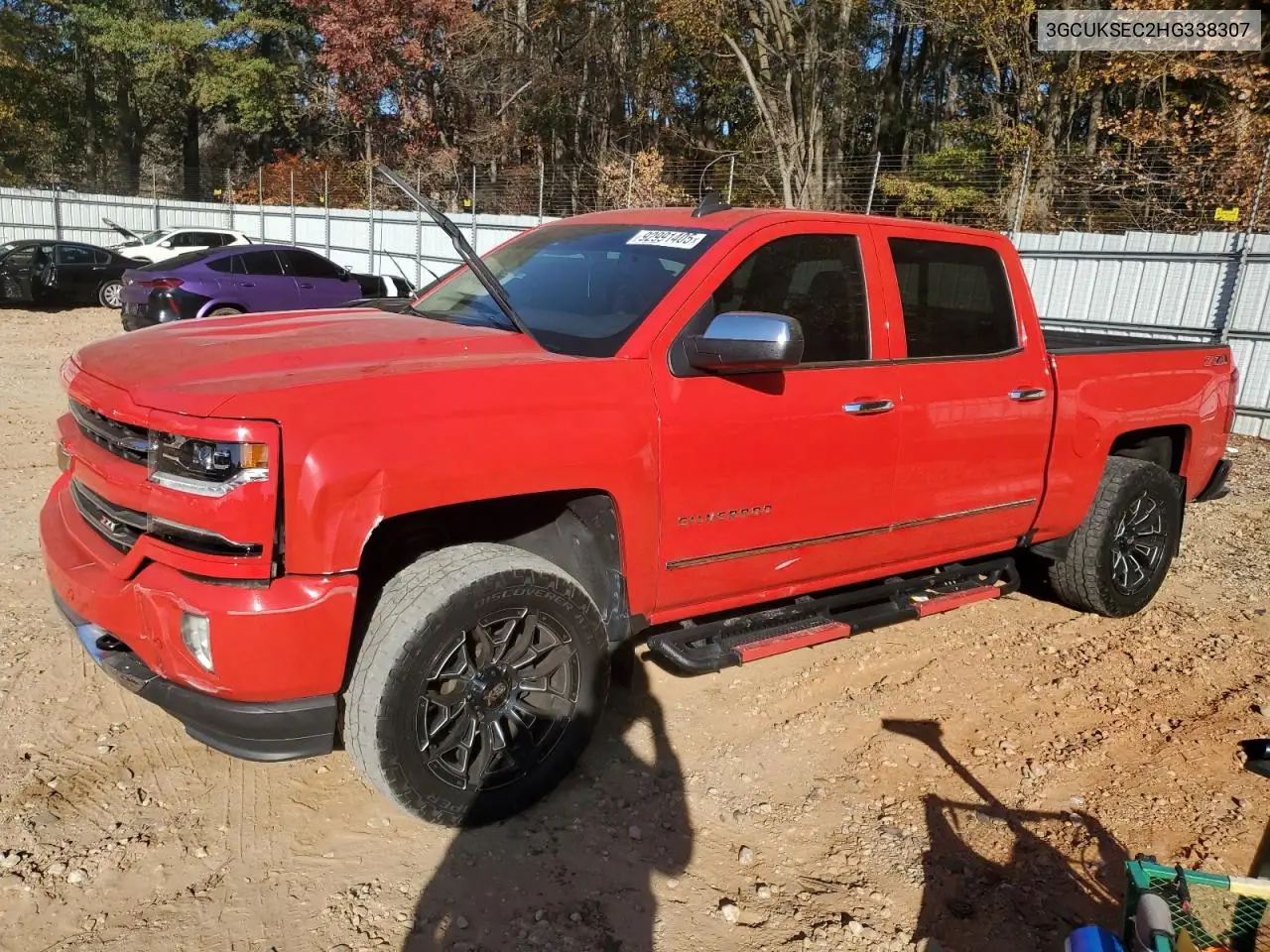 3GCUKSEC2HG338307 2017 Chevrolet Silverado K1500 Ltz