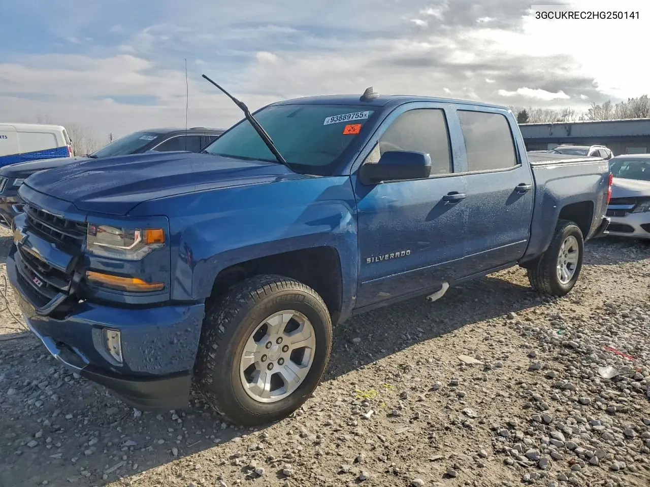 3GCUKREC2HG250141 2017 Chevrolet Silverado K1500 Lt