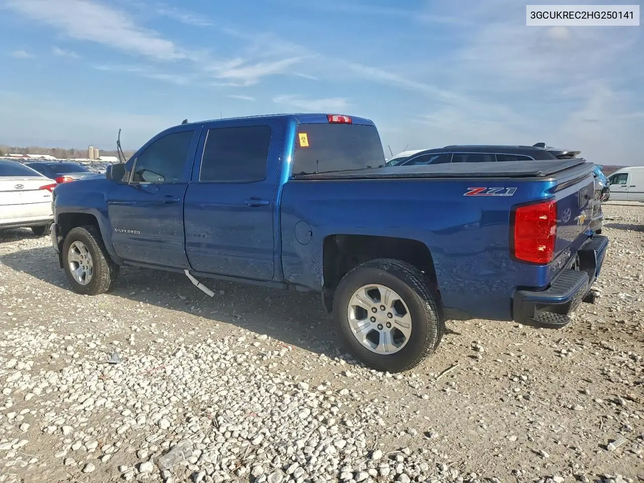 3GCUKREC2HG250141 2017 Chevrolet Silverado K1500 Lt