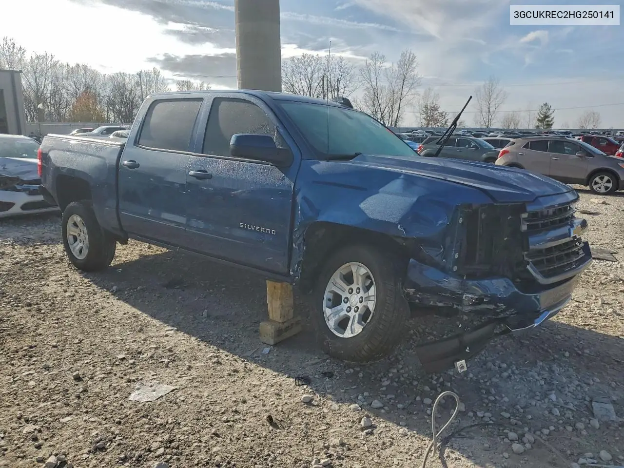 3GCUKREC2HG250141 2017 Chevrolet Silverado K1500 Lt