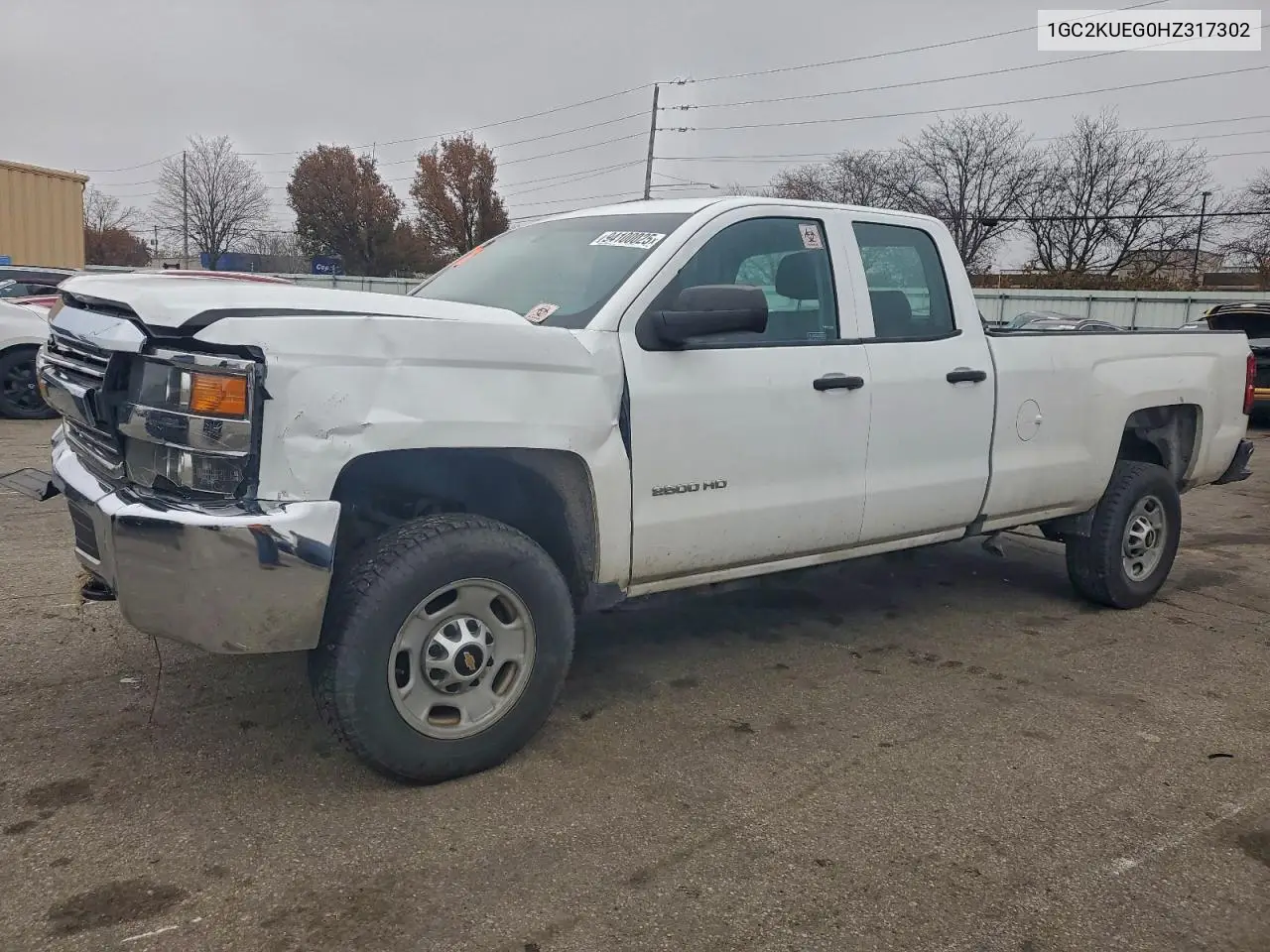 1GC2KUEG0HZ317302 2017 Chevrolet Silverado K2500 Heavy Duty