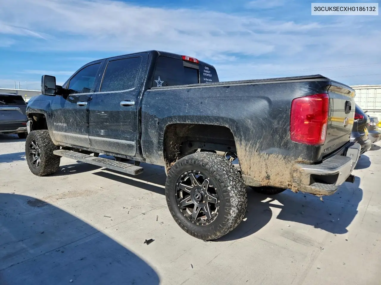 3GCUKSECXHG186132 2017 Chevrolet Silverado K1500 Ltz