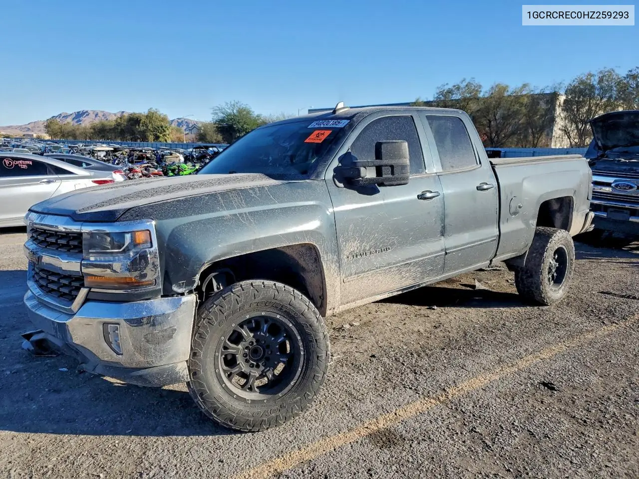 1GCRCREC0HZ259293 2017 Chevrolet Silverado C1500 Lt