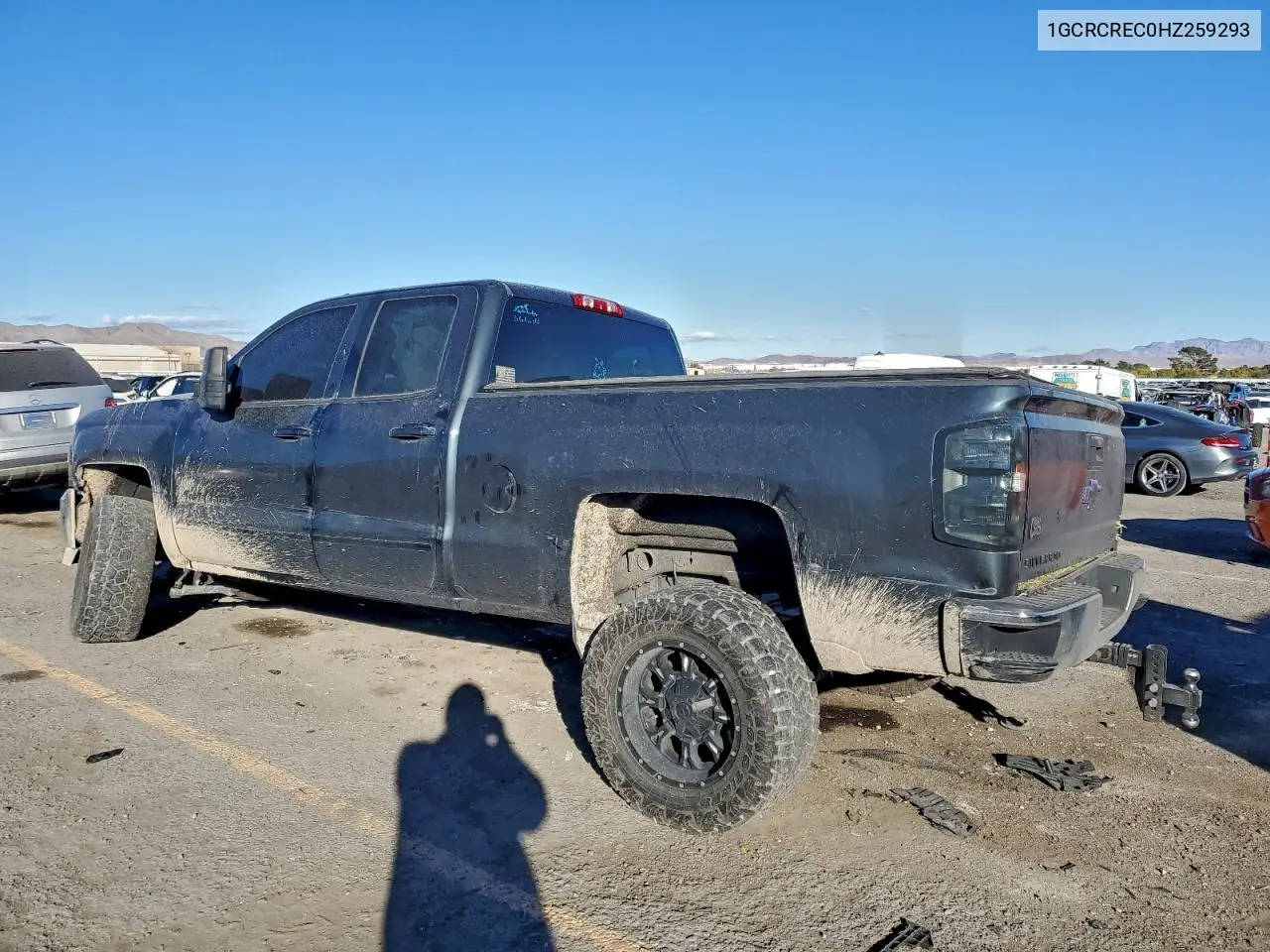1GCRCREC0HZ259293 2017 Chevrolet Silverado C1500 Lt