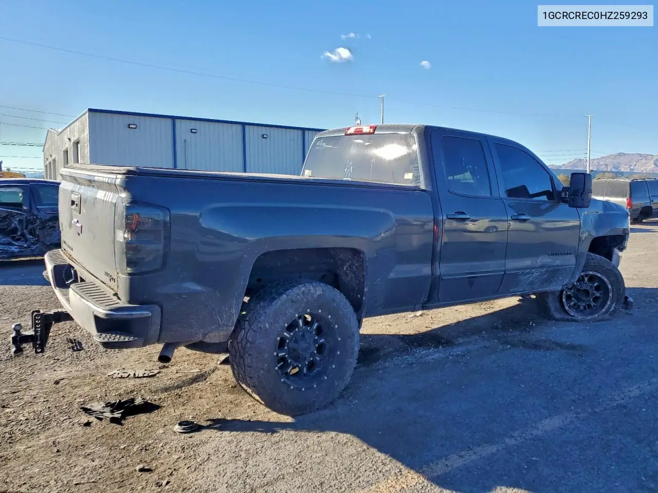 1GCRCREC0HZ259293 2017 Chevrolet Silverado C1500 Lt