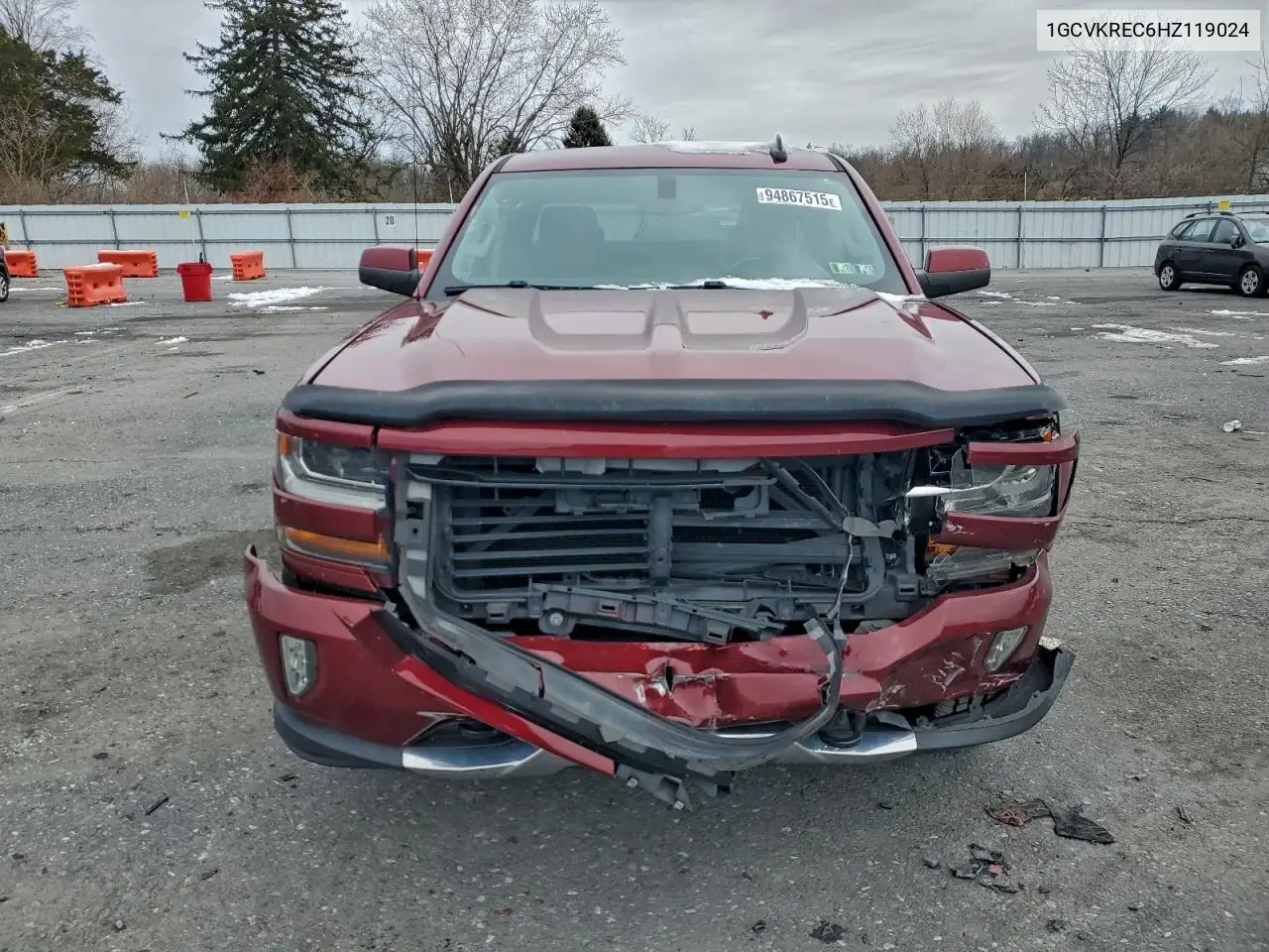 1GCVKREC6HZ119024 2017 Chevrolet Silverado K1500 Lt